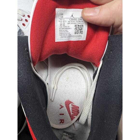 Jordan 3 Retro Denim SE‎ Fire Red 2020 | Size 13M main image 9